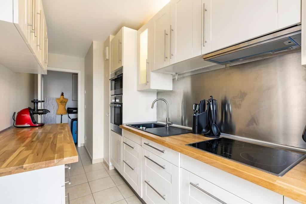Appartement Climatise 3 Etoiles T3 Chic A Strasbourg Avec Billard Et Terrasse Exterior foto