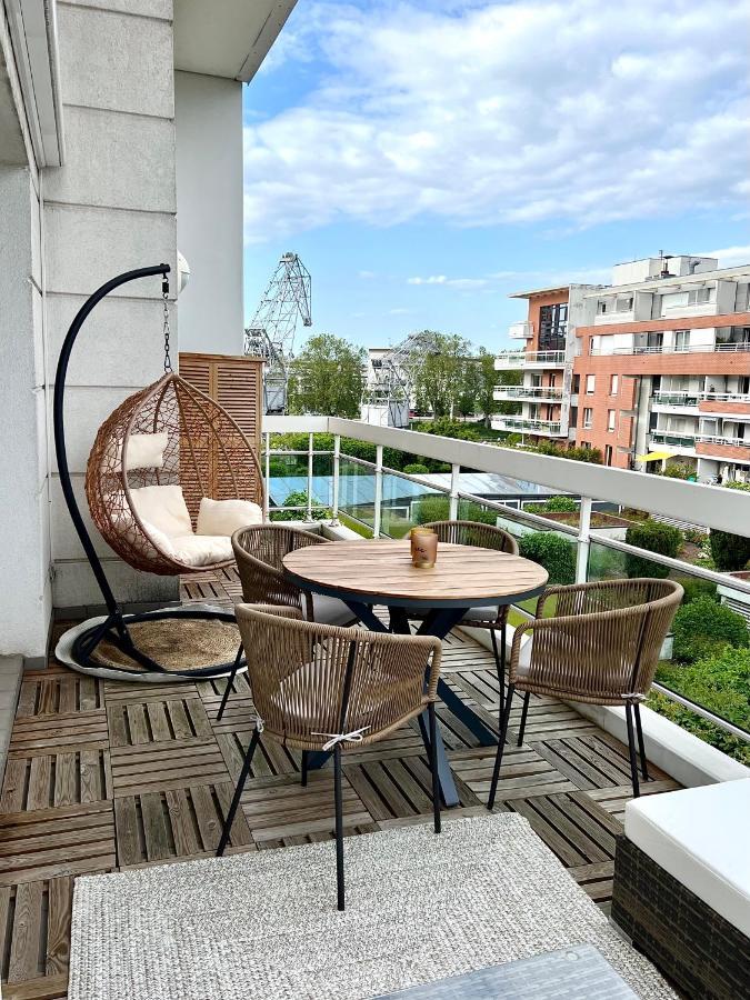 Appartement Climatise 3 Etoiles T3 Chic A Strasbourg Avec Billard Et Terrasse Exterior foto